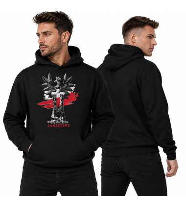 BLUZA Z KAPTUREM WOŁYŃ PAMIĘTAMY